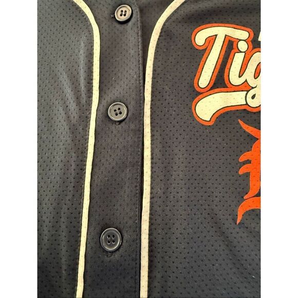 Victorias Secret Pink Detroit Tigers button down jersey small - Picture 4 of 5